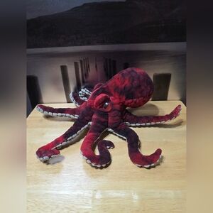 Fiesta Red and Black Octopus Plush